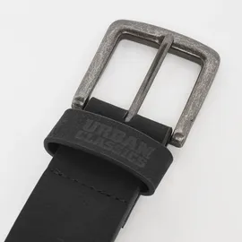 URBAN CLASSICS Leather Imitation Belt Schwarz XL