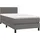 vidaXL Boxspringbett 100 x 200 cm Grau