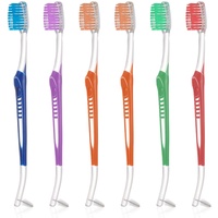 Firtink 6 Stück Kieferorthopädische Zahnbürste, Interdental Reinigung