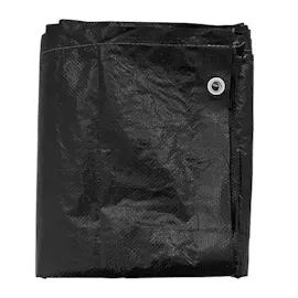 vidaXL Gartenmöbel-Abdeckung Ø230 x 90 cm Schwarz