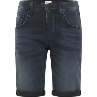Mustang Chicago Shorts aus Stretch Denim in dunklem Used-W32