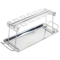 SANTOS Hähnchenschenkel Halter | Chicken Wings Rack | Edelstahl