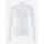 Falke Damen Baselayer-Shirt Maximum Warm High Zip Neck W L/s Sh Funktionsmaterial schnelltrocknend 1 Stück, Weiß White 2860, M