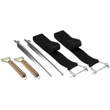 CALIMA Abspannleine CALIMA 46023 Sturm Abspannset (Set, 6-tlg) schwarz|silberfarben