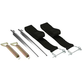 CALIMA Abspannleine CALIMA 46023 Sturm Abspannset (Set, 6-tlg) schwarz|silberfarben