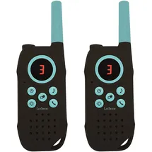 Lexibook Lexibook, Walkie-Talkies, 5km / 3 Meilen, digitaler Ton, Kommunikationsspiel für drinnen und draußen, Gürtelclip, Blau, TW42