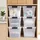 Juskys Aufbewahrungsbox Kunststoff 45 L transparent/weiß 38x30x52 cm