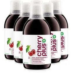 Cherry PLUS US-Montmorency-Sauerkirsch-Konzentrat 6X500 ml