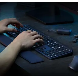 Logitech MX Keys S Graphite - Kabellose Tastatur, US-Layout (Qwerty)