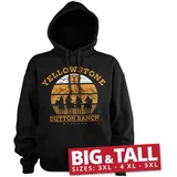 Yellowstone Hoodie Schwarz 4XL