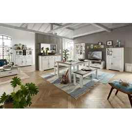 Innostyle Wandregal 142 x 20 x 29 cm Braun/Weiß