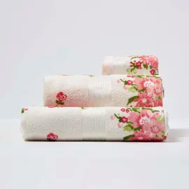 Homescapes Frottee Duschtuch 100 x 150 cm Creme
