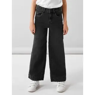 NAME IT Rose Wide Fit Jeans Black Denim 9 Jahre