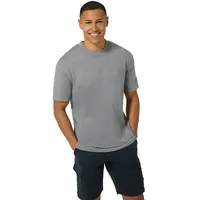 super.natural Casual Rib Bio Kurzarm-t-shirt Cashmere Grey Melange XL