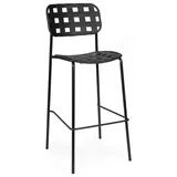 Bizzotto Barhocker Clover 4er-Set aus Metall, Schwarz, Stapelbar schwarz