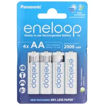 Panasonic eneloop Mignon AA 2000mAh, 4er-Pack (BK-3MCDE/4BE)