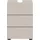 xonox.home Waschbeckenunterschrank Vira 38 x 56 cm Kaschmir/Schwarz