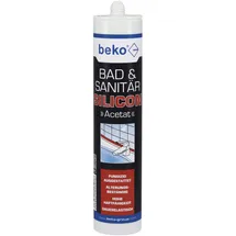 Beko Bad & Sanitär Silikon Acetat 310 ml transparent