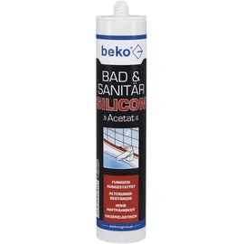 Beko Bad & Sanitär Silikon Acetat 310 ml transparent