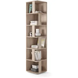 bega office Eckregal 37,5 x 37,5 x 186 cm Braun