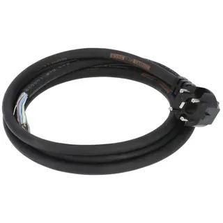 xavax Geräteanschlusskabel mit gewinkeltem Starkstromstecker, für Herd etc., 2 m (00220798)