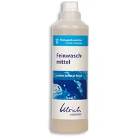 Ulrich Flüssig Feinwaschmittel 1 Liter, Natürlich, Unparfümiert, Waschmittel, Maschinenwäsche, Handwäsche für Delikates