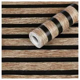 Visario 3D-Tapete 10m x 45cm Holz selbstklebend 3078