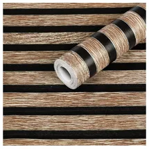 Visario 3D-Tapete 10m x 45cm Holz selbstklebend 3078