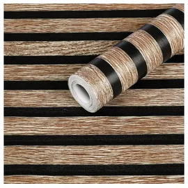 Visario 3D-Tapete 10m x 45cm Holz selbstklebend 3078