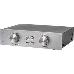 Dynavox AMP-S Pro Verstärker/Boxen-Umschalter silber