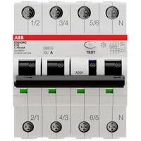 ABB 2CSR256140R1324 FI-Schutzschalter/Leitungsschutzschalter 4polig