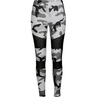 URBAN CLASSICS Mesh Leggings White / Black S