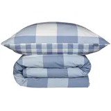 SCHIESSER Bettwäscheset Melvin - Renforcé - 2-teilig - 135 x 200 cm - Hellblau