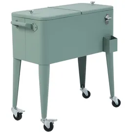 BEST Freizeitmöbel Barths Icy Kühlbox auf Rädern grün