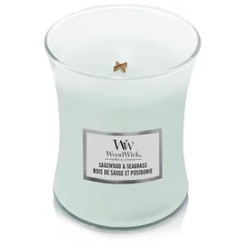 Woodwick Sagewood & Seagrass Duftkerze 275 g