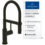 Villeroy & Boch Steel Expert Compact Einhebelmischer Schwarz Matt