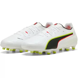 Puma King 20 Ultimate AG/FG Herren PUMA White/Glowing Red/Yellow Alert 43