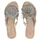 LAZAMANI Pantoletten Pantoletten Leder/Textil | Silber - 41