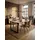 KADIMA DESIGN Esszimmertisch 180 x 90 x 76 cm Akazie beige