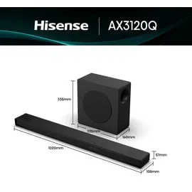 Hisense AX3120Q Schwarz