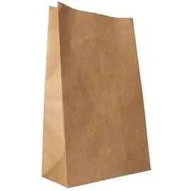 Papstar Blockbodenbeutel, Kraftpapier braun