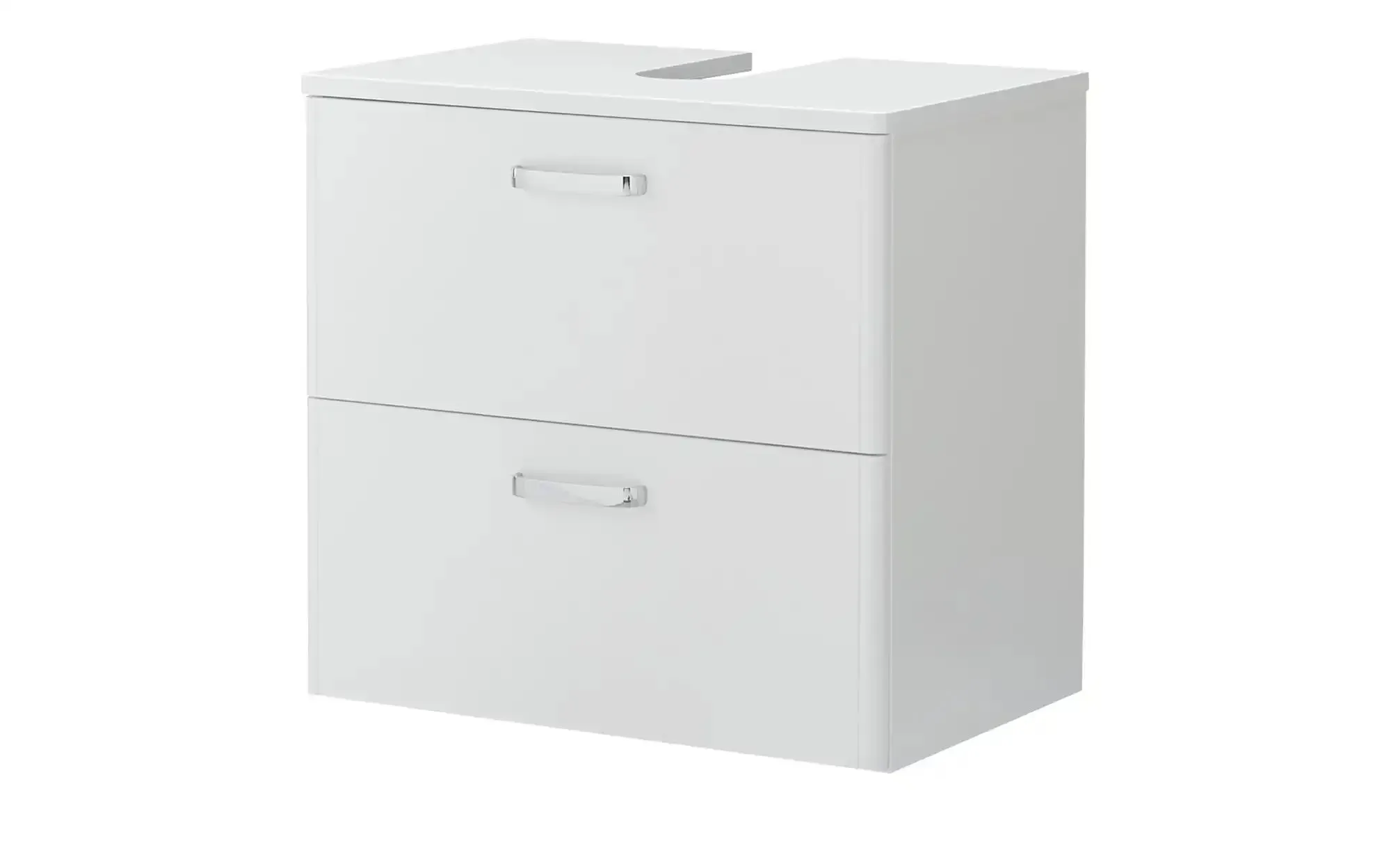 Waschbeckenunterschrank  Bodensee , weiß , Maße (cm): B: 60 H: 57 T: 39.0