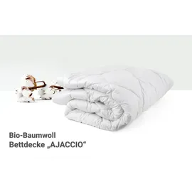 ASPERO Bio-Baumwoll-Bettdecke - Weiß