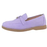 Ital-Design Mokassins Damen Lila 37