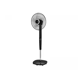 Nordic Home Culture Bodenventilator 400mm - Geräuscharm - Schwarz