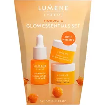 LUMENE Nordic-C Glow Essentials Set Gesichtspflegeset 3 x 15 ml