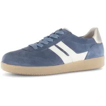 Gabor Damen Weite E Blau/Beige 43