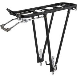 Fahrrad-Gepäckträger FOX PARTS Gepäckträger Gr. B/H/L: 13 cm x 45 cm x 340 cm, schwarz Zubehör Schutzbekleidung Gepäckträger V-Strebe