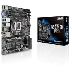 ASUS WS C246M Pro mATX Mainboard Sockel 1151 DVI-D/HDMI/VGA
