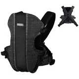 KIKKABOO Gwen Fly Knit Babytrage - Black - One Size